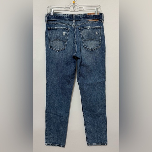 Lucky Brand Sienna Slim Boyfriend Jeans Patchwork Distressed  Size 2/26 - Picture 16 of 16